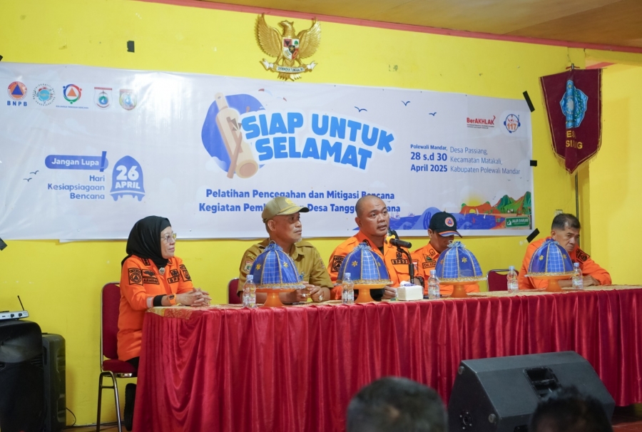 BPBD Sulbar Gelar Pelatihan Pencegahan Bencana di Polman, Wujudkan Desa Tangguh Bencana