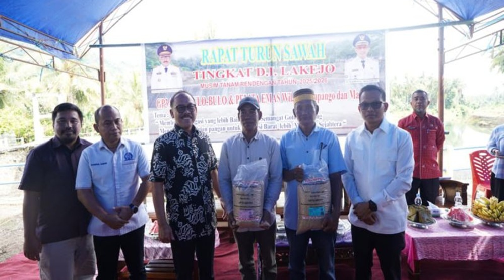 Gubernur Sulbar Sebut Peningkatan Produksi Gabah Akan Sejahterakan Petani