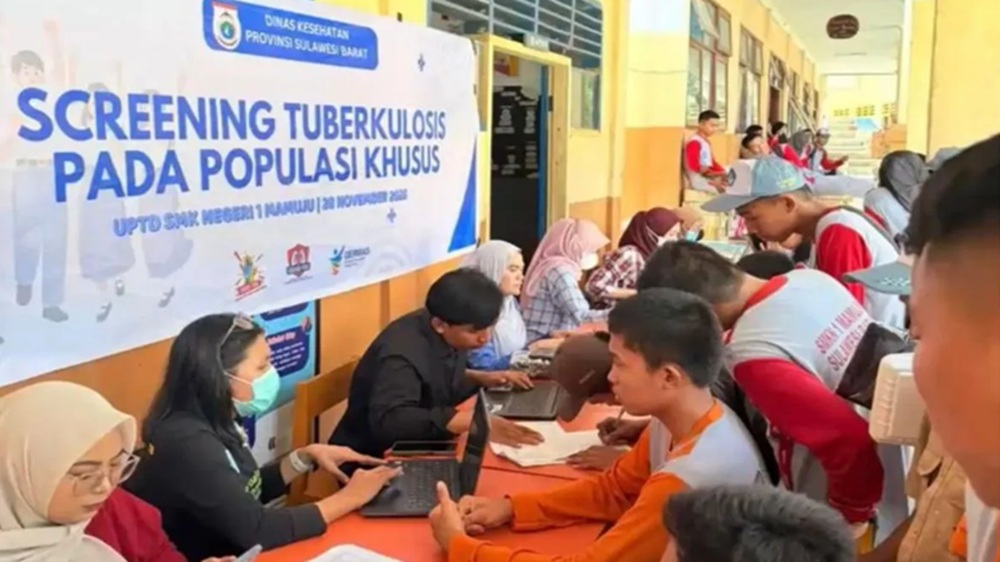 Lewat Skrining Kesehatan di Sekolah, Dinkes Sulbar Deteksi Dini TBC