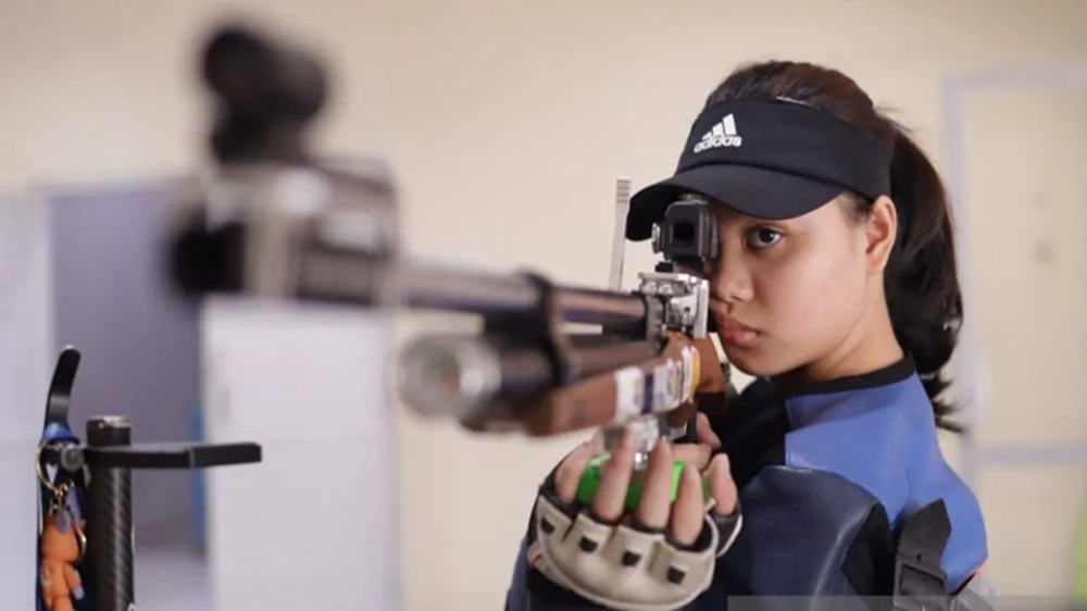 Tim Menembak Sumbang Medali Emas dari Nomor 10m Air Rifle Beregu Putri