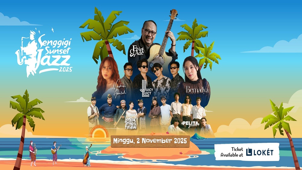 Hadirkan Sederet Bintang, Senggigi Sunset Jazz 2025 digelar di Pantai Kerandangan