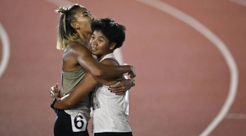 Dina Aulia dan Emilia Nova Dominasi 100m lari Gawang Putri SEA Games 2025