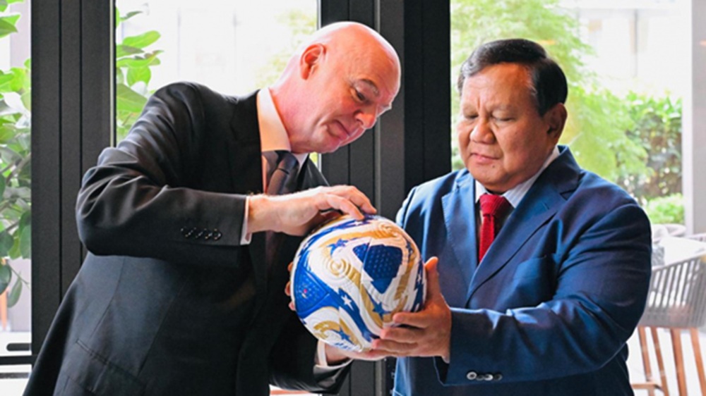 Presiden Prabowo Subianto Bertemu Presiden FIFA Gianni Infantino di New York