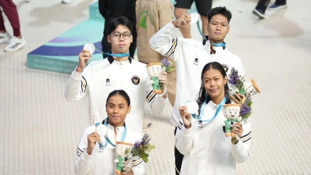 Mantap! Tim Renang Indonesia Sabet Perak di Islamic Solidarity Games 2025