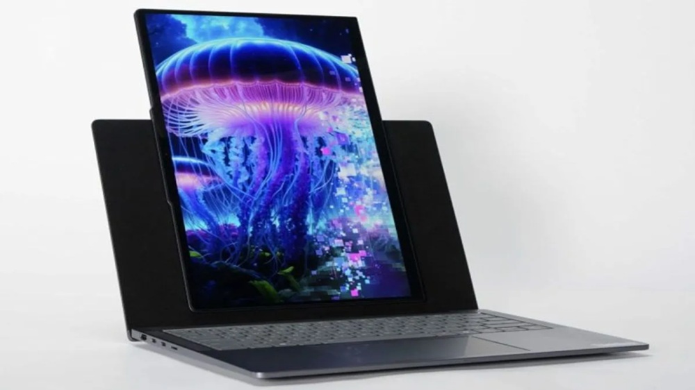 Keren! Layar Laptop Lenovo Ini Bisa Berputar 90 Derajat