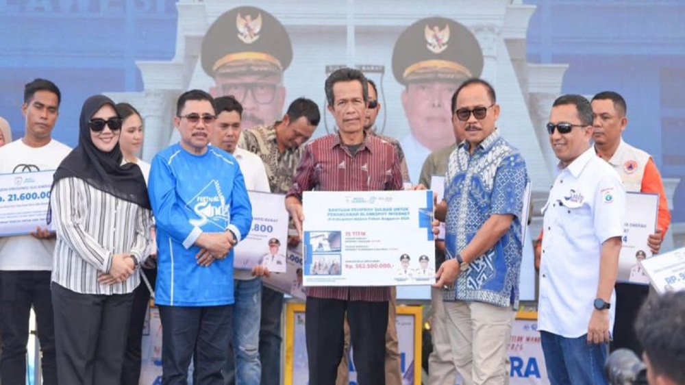 Pemprov Sulbar Hidupkan Sinyal Internet pada 15 Titik di Kabupaten Majene