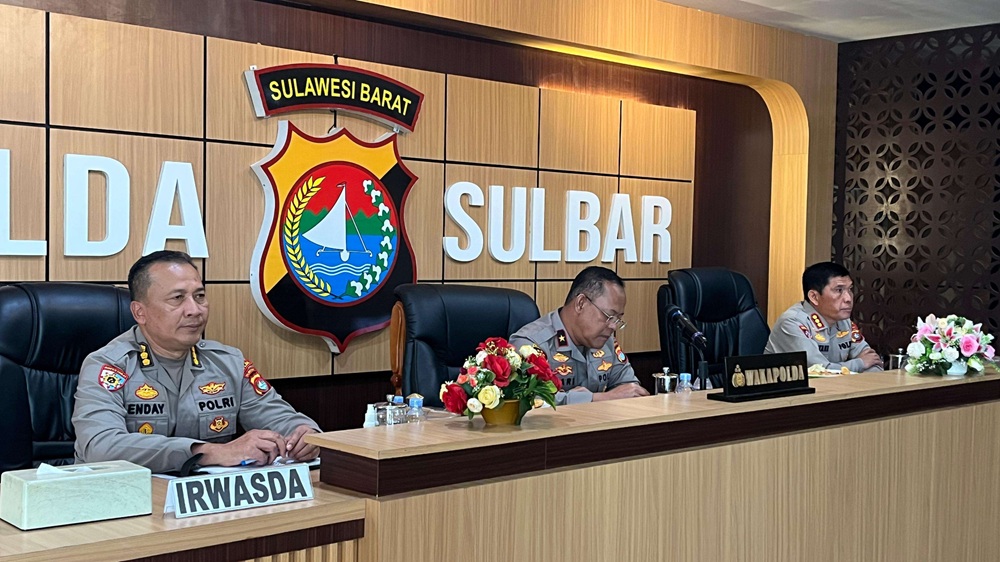 Polda Sulbar Dukung Akselerasi Transformasi Polri Secara Daring
