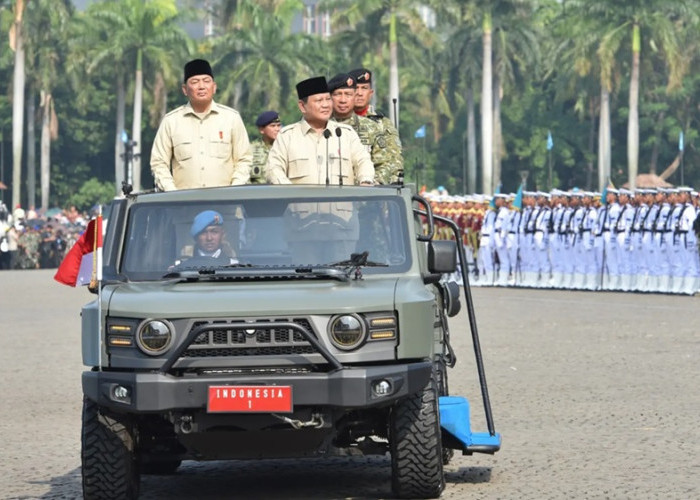 Panglima TNI Dampingi Presiden Prabowo Pimpin Upacara HUT ke-80 TNI 