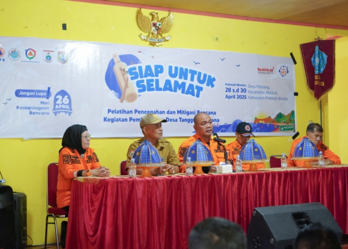 BPBD Sulbar Gelar Pelatihan Pencegahan Bencana di Polman, Wujudkan Desa Tangguh Bencana