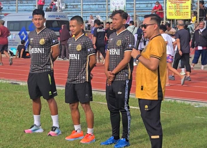 Coacing Clinic Bersama Pemain Timnas,  Bhayangkara FC Mulai Bina Talenta Muda Lampung