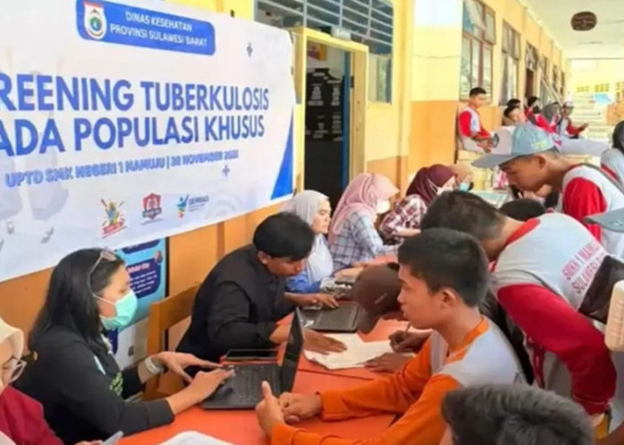 Lewat Skrining Kesehatan di Sekolah, Dinkes Sulbar Deteksi Dini TBC
