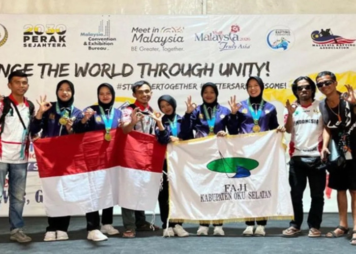 Mantap! Atlet Arung Jeram OKU Selatan Sabet Medali Emas di Ajang WRC Malaysia