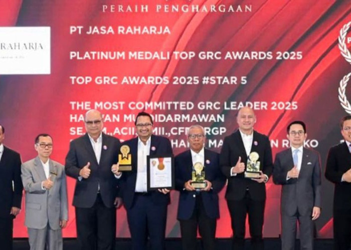 Jasa Raharja Raih Platinum Medali di Ajang TOP GRC Awards 2025 