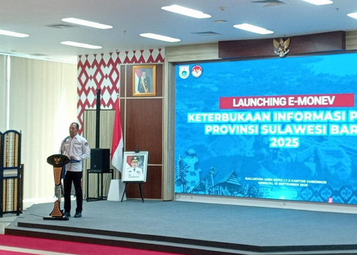Pemprov Sulbar Resmi Luncurkan e-Monev Keterbukaan Publik
